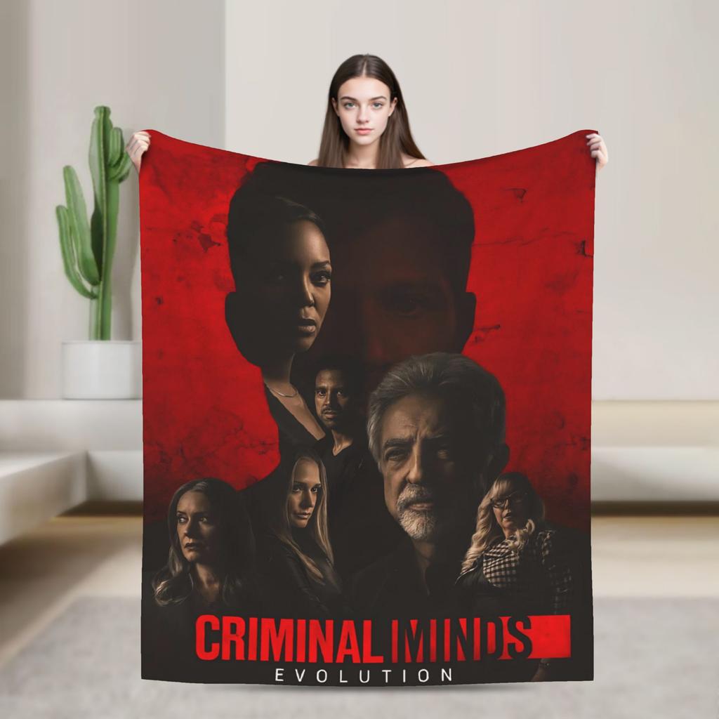 Criminal Minds Spencer Reid  Blanket  Camping Flannel Throw Blanket For Living Room Soft Custom DIY Quality Bedspread