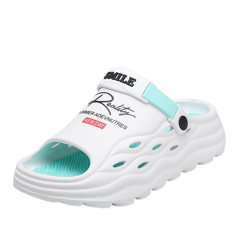 Модные мужские сандалии Летняя спортивная повседневная обувь ЭВА легкие массажные пляжные сандалии с мягкой подошвой Легкие шлепанцы мужская семейная обувь