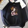 Oversized Hoodies Unisex Women Pullover Kawaii Anime Graphic Casual Hooded Kamado Nezuko Hoodie Unisex Demon Slayer Hoody Tops Unisex Hoodie
