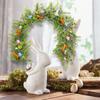 Искусственные пасхальные гирлянды, украшения, цветочная гирлянда из виноградной лозы для каминных полов