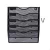 Mesh Wall File Organizer Mounted Holder 5 Tiers for Sorter Papers