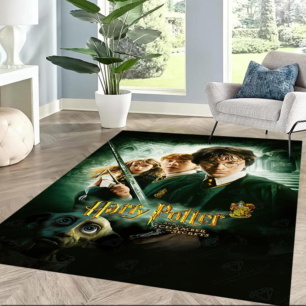 Harry Potter Adventure Square rugs are a great choice for living rooms, bedrooms, home décor, and as gifts.