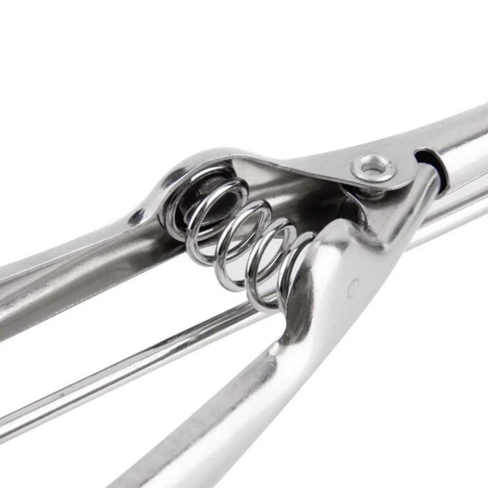 Sale Kitchen Accessories Stainless Steel Spring Handle Mash Potato Scoop Food Grade Ice Cream Spoon