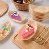 50 шт. Поднос в форме лодки Тарелка для суши Несколько размеров Салатник для десерта Домашнее украшение