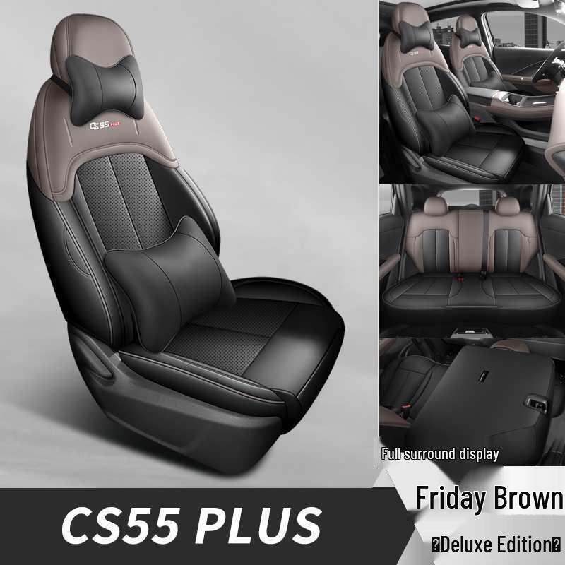 Чехлы на сиденья Changan CS55 PLUS Четвертого Поколения: Полностью закрывающиеся всесезонные чехлы на сиденья автомобиля, совместимые с 26 моделями.