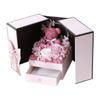 Romantic Rose and Cute Bear Decorative Gift Box Luxury Jewelry Box Valentine's Day Mother's Day Birthday Anniversary Gift Box