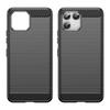 Чехол для T-Mobile T Phone 3 Pro/Revvl 8 Pro Защитная крышка для телефона Текстура углеродного волокна Матовый