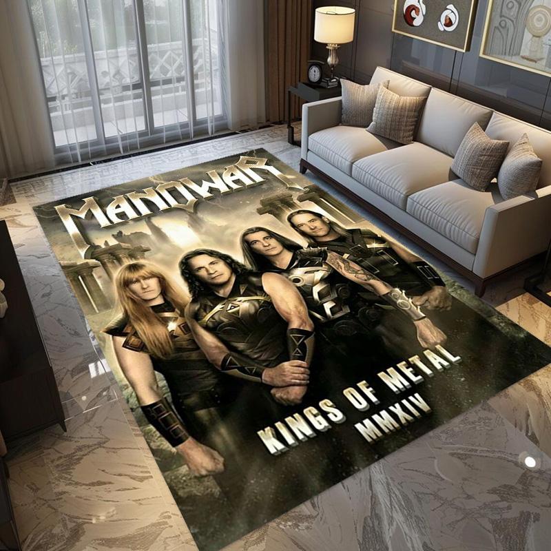 Manowar: Power Glory carpet Suitable for all seasons Home Decor Room Art Doormat