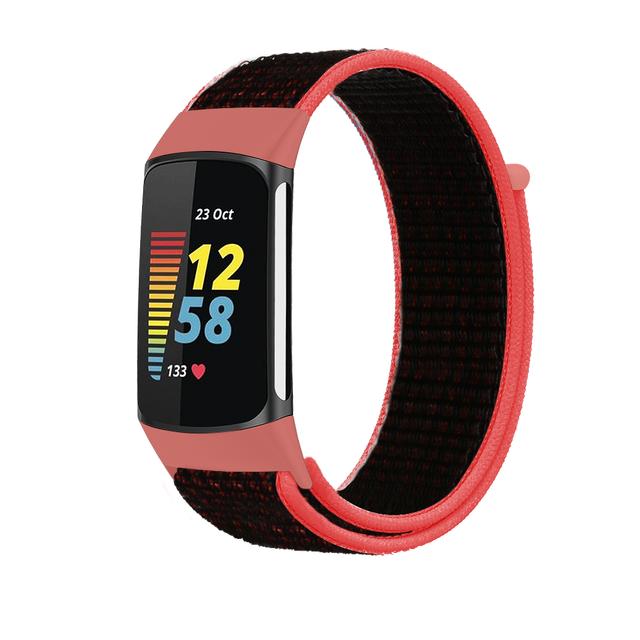 Нейлоновый ремешок для умных часов Fitbit Charge 5, спортивный нейлоновый браслет-петля, браслет Correa Pulsera для Fitbit Charge 5 Band