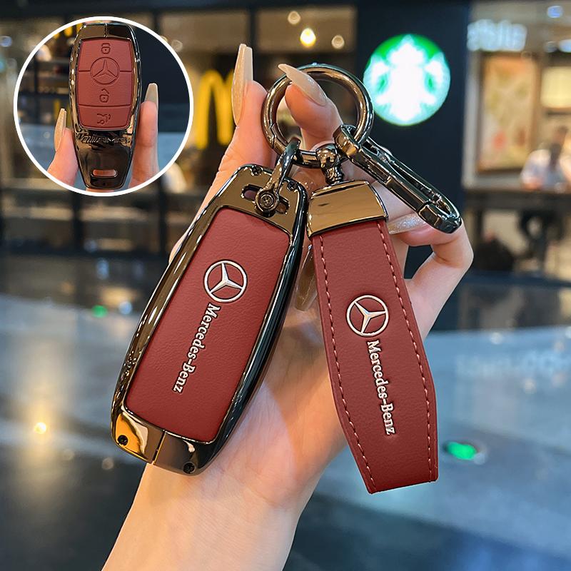 VRN2 TPU Key Case Cover Car Accessories Fob Protector for Mercedes Benz S400L S450/S500 MaybachS480 Keychain Holder Keyring Shell