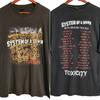 Vtg System Of A Down Toxicity Tour Print Short Sleeve T-Shirt Unisex S-3Xl Women Men Print T Shirt New Tee Tshirt Womens Tops