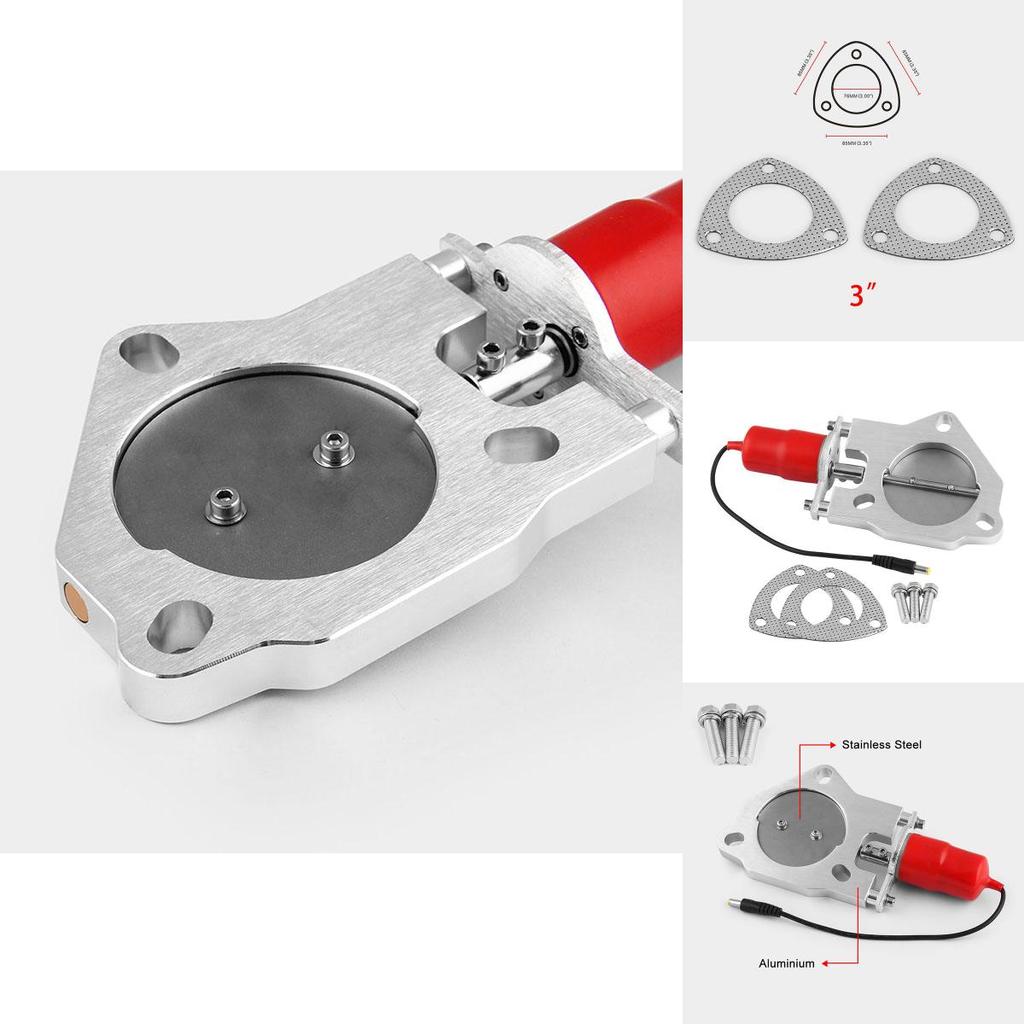 Электрический выхлопной клапан премиум-качества 2,5"/3" с мотором клапана с дистанционным управлением для универсальной установки