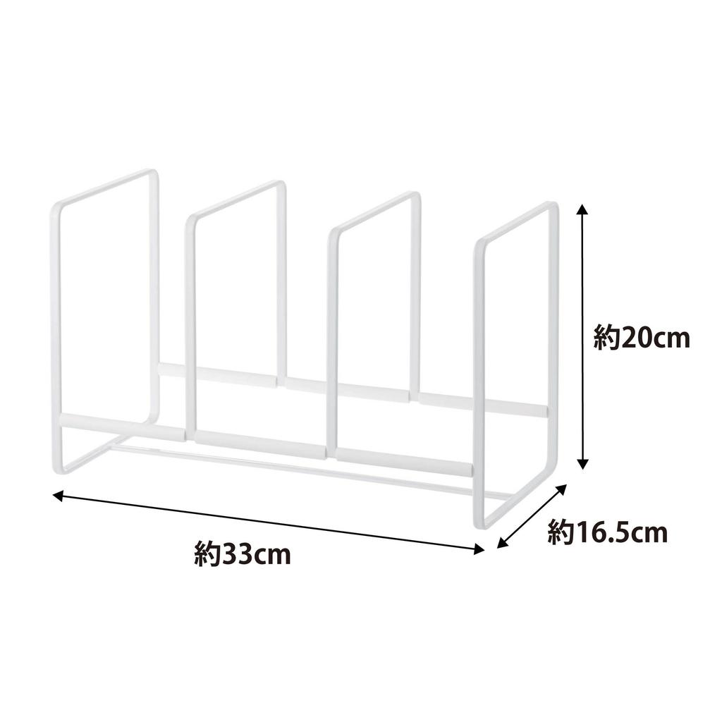 Yamazaki Jitsugyo Dish Stand Dish Rack Tower Wide L White 2964
