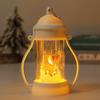 Snowman Christmas Wind Lamp Santa Claus Desktop Christmas Lamp Portable Christmas Lantern  Bedroom