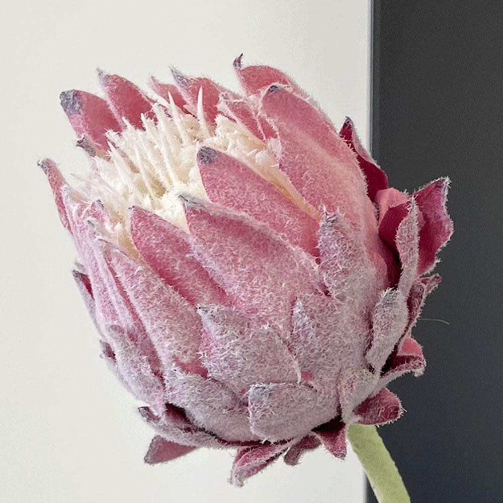 Multicolor Artificial Artichoke Flower Large Size Nordic Thistle Flower  Home Decoration