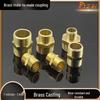 Copper Double Male Threaded Reducing Water Pipe Fitting 1/2" To 3/4" To 1".