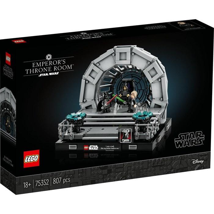 LEGO Star Wars Диорама Тронного зала Императора 75352, Многоцветный