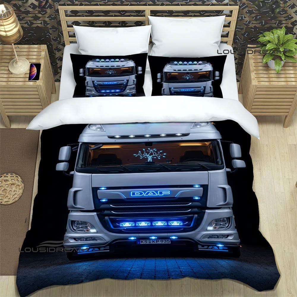3D D-DAF truck Retro printed Bedding Sets exquisite bed supplies set duvet cover comforter set bedding set luxury birthday gift