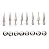 8 Pcs Speaker Spike Stands Pure Copper Shockproof Speaker Isolation Spikes for Subwoofer Amplifier Turntable Recorder