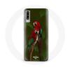 Case for Samsung Galaxy A50 Pionus Parrot Red