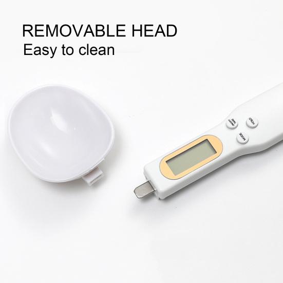 Цифровая кухонная ложка, электронный весовой измерительный дисплей, ложка, миллиграммовая ложка, ЖК-весы, съемная головка, помощник по приготовлению выпечки