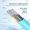 SAMZHE MPO-MPO 12-Core OM3 Multimode Fiber Optic Patch Cable