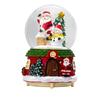 Рождественский детский подарок с музыкой, автоматический снежный хрустальный шар, маленький орнамент, рождественский подарок