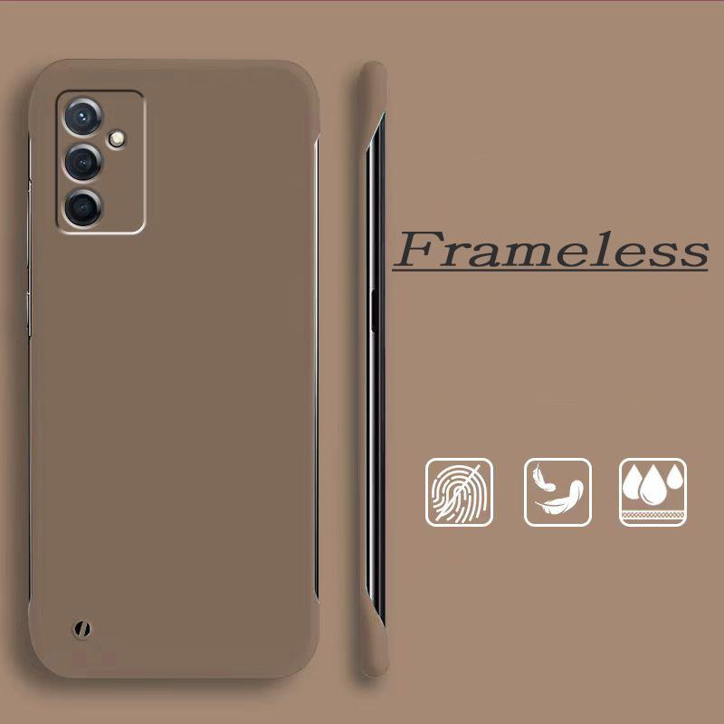 Модный тонкий безрамочный чехол для Samsung Galaxy A55 A15 A05S A54 A34 A24 A14 A53 A33 A23 A13 A52 A32 A12 A51 A31 A21S A50 A30 чехол жесткий скраб ПК