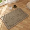 Pet Quick-Dry Non-Slip Mat: Imitation Linen, Absorbent & Fast-Drying - Ideal for Cats & Dogs, Cages, or Platforms