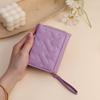 Korean Fashion Embroidered Heart Women's Tri-fold Short Wallet & Coin Purse