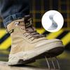Fashion High Top Soft Safety Shoes For Men Work Sneakers Steel Toe Cap Kevlar Midsole Anti-punture Work Sneakers Ankle Winter Boots Male