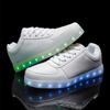 USB Rechargeable LED Light Sneakers: Colorful Luminous Shoes for Men & Women