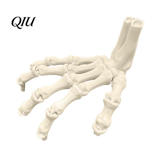 Creative Holiday Atmosphere Decor Halloween Skeleton Hands, 3D Printed Hand Bones Model, Realistic Handmade Bone Models for Party Spooky Claw