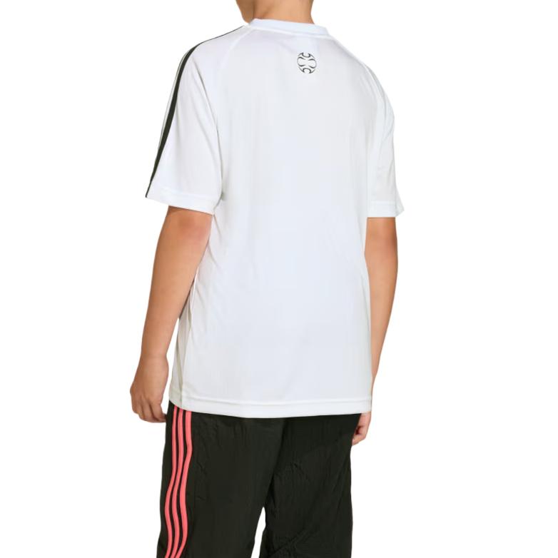adidas Футболка с круглым вырезом, свободного кроя, с коротким рукавом, для детей, Teamgeist, KC9556