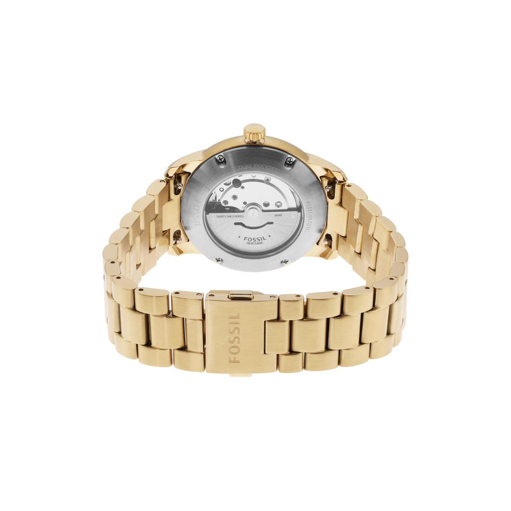 Fossil HERITAGE Автоматические часы из нержавеющей стали Золотистого тона