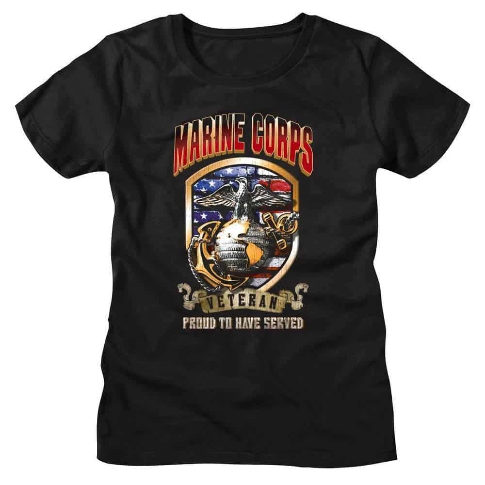 US Marine Corps Veteran Proud to have Served Women's T Shirt