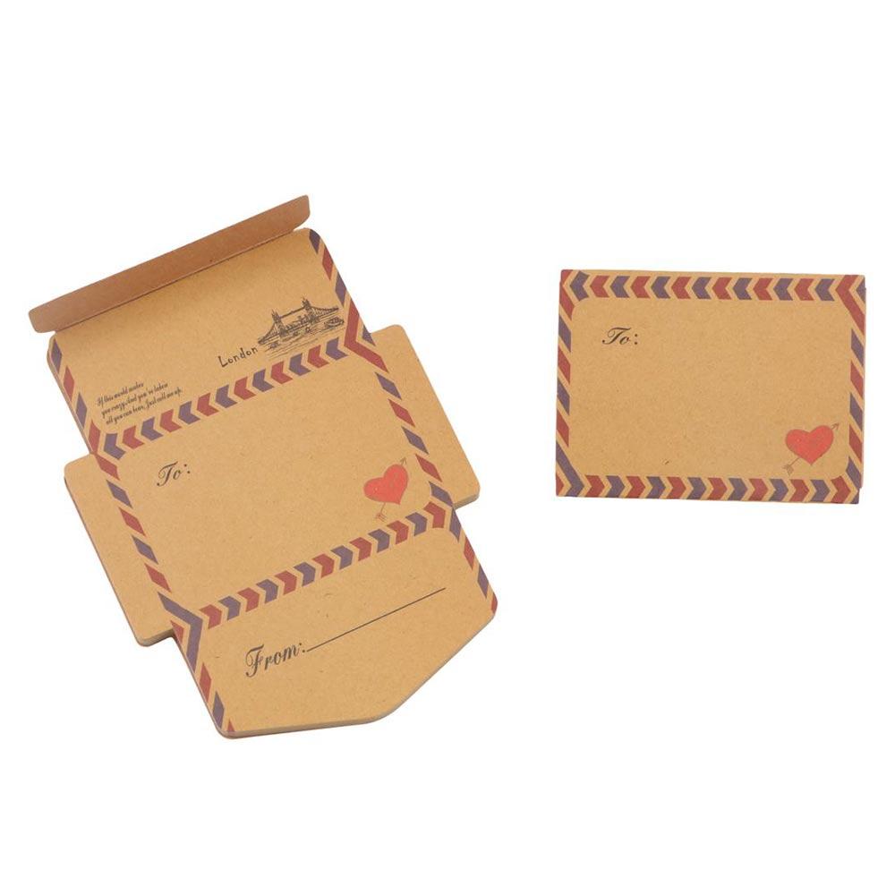 Vintage Kraft Paper School Office Supply Envelope Memo Pad Writing Pads Notepad