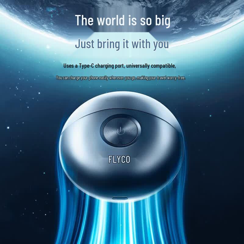 FLYCO FS891 Mini Portable Electric Rotary Shaver CN plug (adapter included)