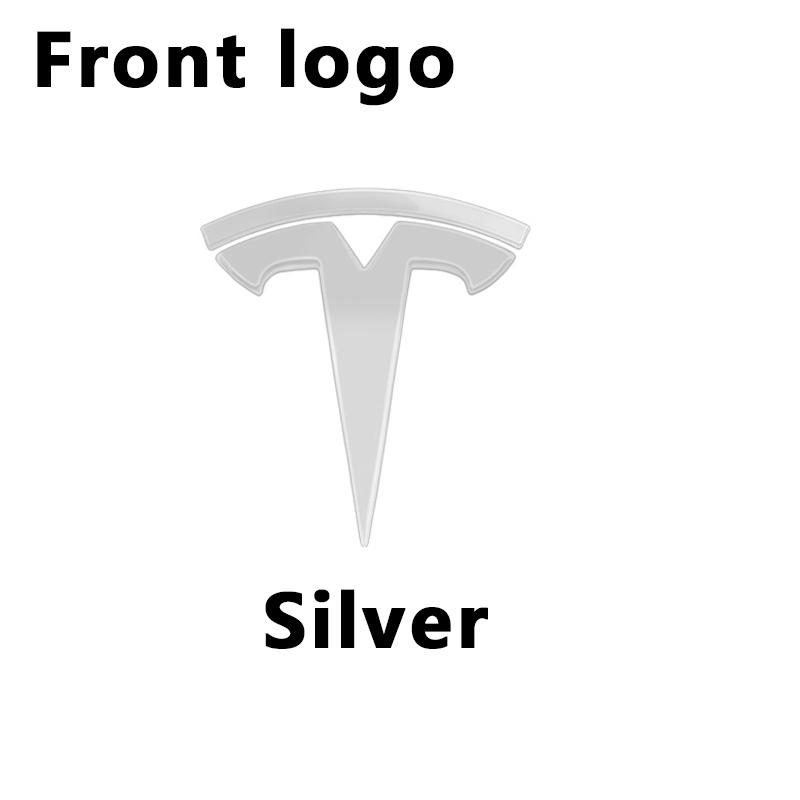 Для Tesla Model 3 Model Y Значок Логотипа Автомобиля Передняя Решетка Радиатора Автомобиля Задний Багажник Значок Наклейка На Переднюю Заднюю Дверь Багажника Авто Аксессуар