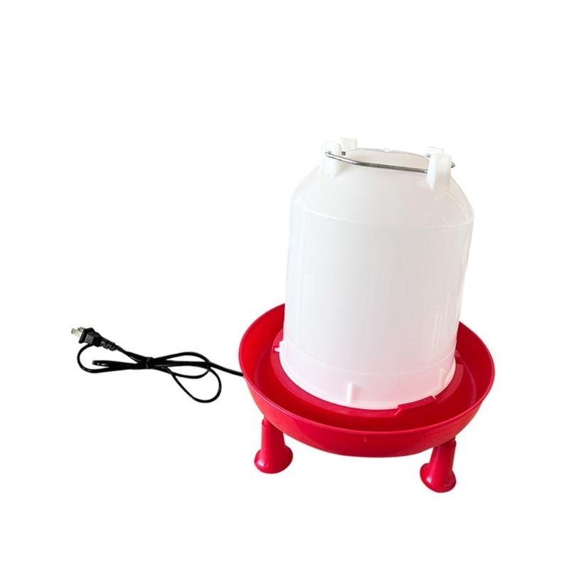 Efficient Electric Heated Waterer for Livestock with Safety Mechanisms Water Dispenser Feeder for Poultry Duck Chicken