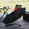 1PC Italian Football Crest Printed Umbrella Folding umbrella, automatic umbrella 8-Frame for Travel, camping Fan gifts Christmas Gifts