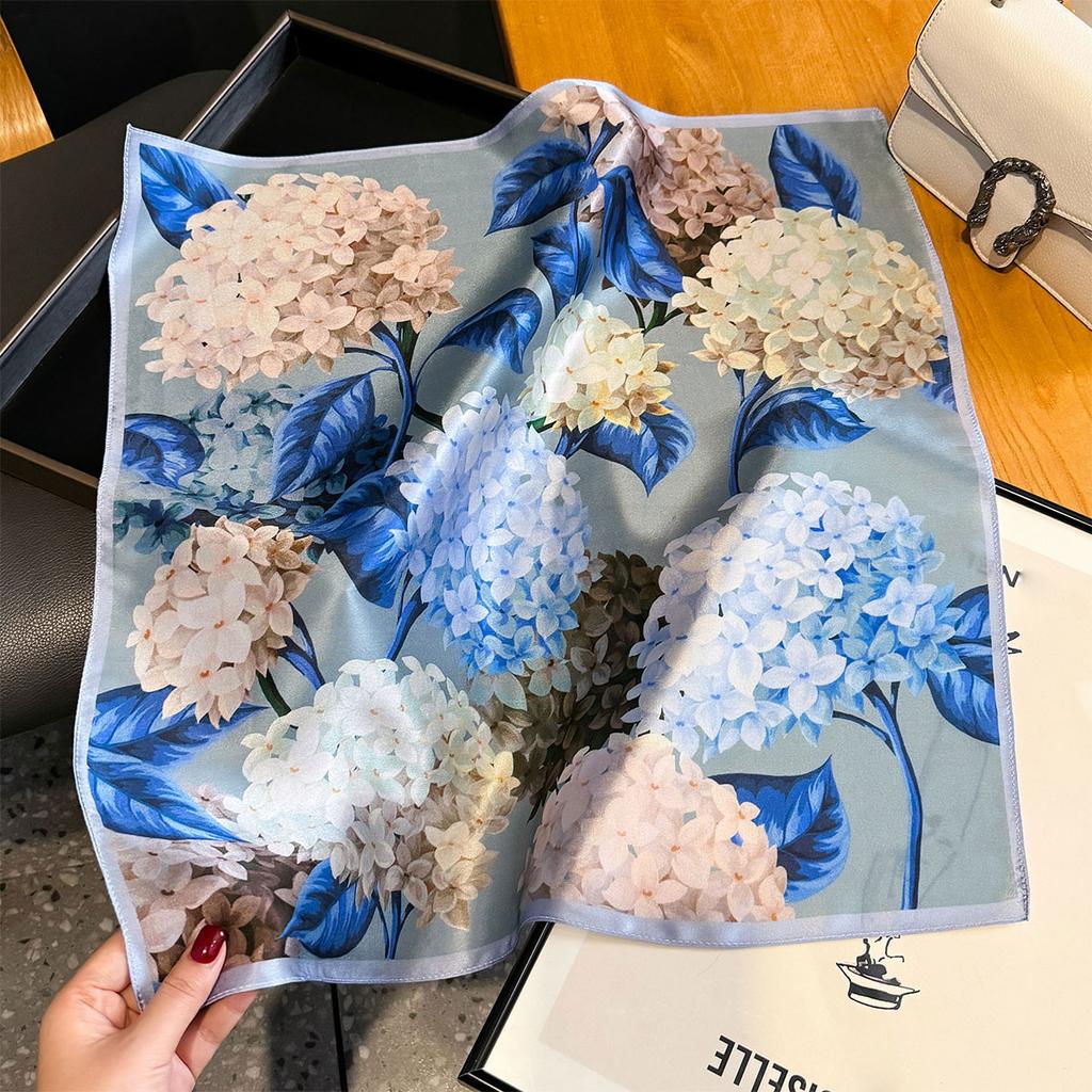 100% Натуральный Шарф из Шелка Женский Квадратный Галстук на Шею Шарфы Шали Накидки для Леди Фуляр Шарфы Пашмина Женский Хиджаб Бандана буфанда