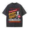 Hot Heisenberg TV Breaking Bad Graphic T Shirt Better Call Saul Vintage Washed Tshirt Men Women Casual Retro Oversized T Shirts