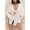 Durres Women's White Oversize Shirt