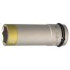 TONE Thin Foil Nut Socket for Impact with Protector Drive Angle Yellow Width Across Flats 21mm 4AP-21N 12.7mm (1/2")