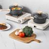 2.5 QT Saucepan, Nonstick Saucepan with Tempered Glass Lid, Multipurpose Cooking Sauce Pot with Detachable Handle, Sauce Pan Small Kitchen Cooking Pot