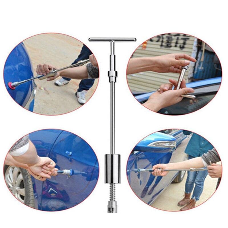 Инструмент для удаления вмятин на автомобиле T Dent Repair Tool, набор для ремонта листового металла, обратный молоток, клей +18 шт. съемников для клея