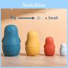 Penguin Silicone Nesting Doll Toy With Multiple Pieces For Kid Learning And Play