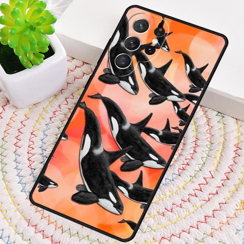 Косатки Косатки Мягкий Силиконовый Чехол для Телефона Для Samsung Galaxy note 10 pro S26 S25 S24 S23 S22 S21 Plus S25Ultra Capa Чехол