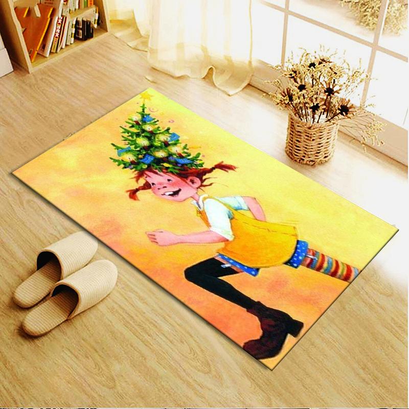 Pippi Langstrumpf Carpet Rug For Living Room Bedroom Home Sofa Decorationkids Play Nonslip Floor Mat